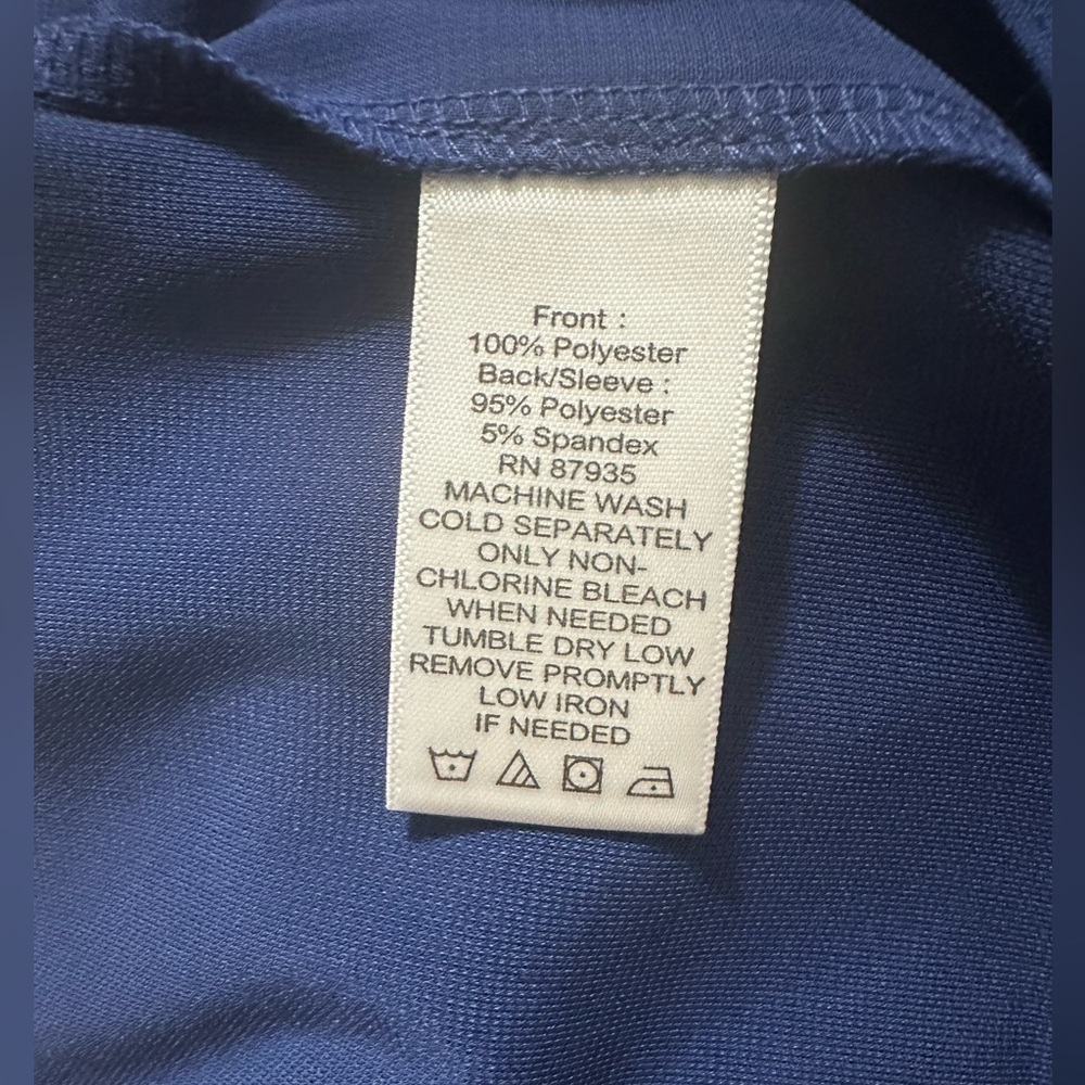 Susan Gravier Premier Blue Sheer Lightweight Cardigan Open Front Sz 1X - Picture 7 of 7